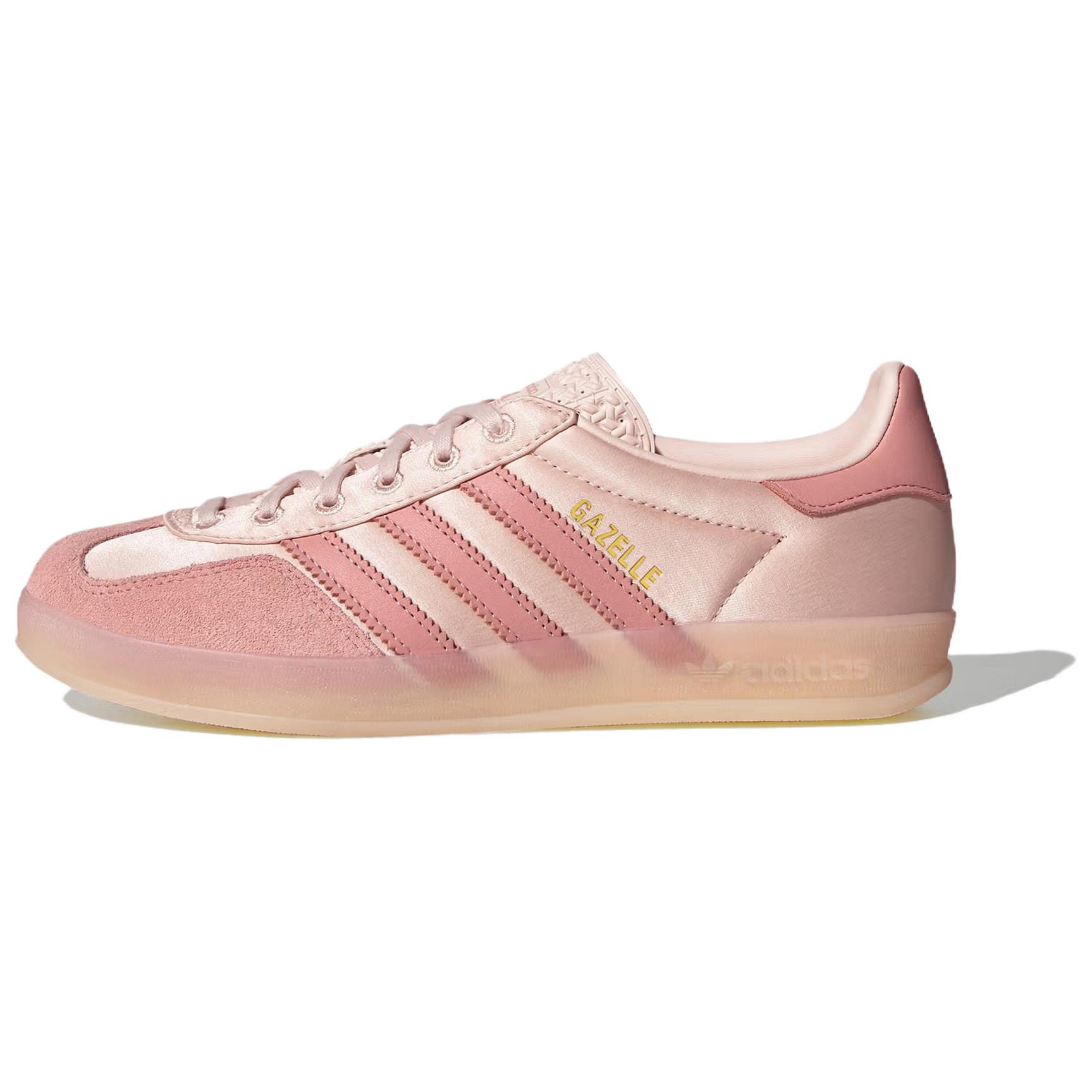 

Adidas Originals Gazelle Indoor Suede Comfortable Versatile Durable Low-Top Sneakers Men Sneakers Pink JI2709 39⅓