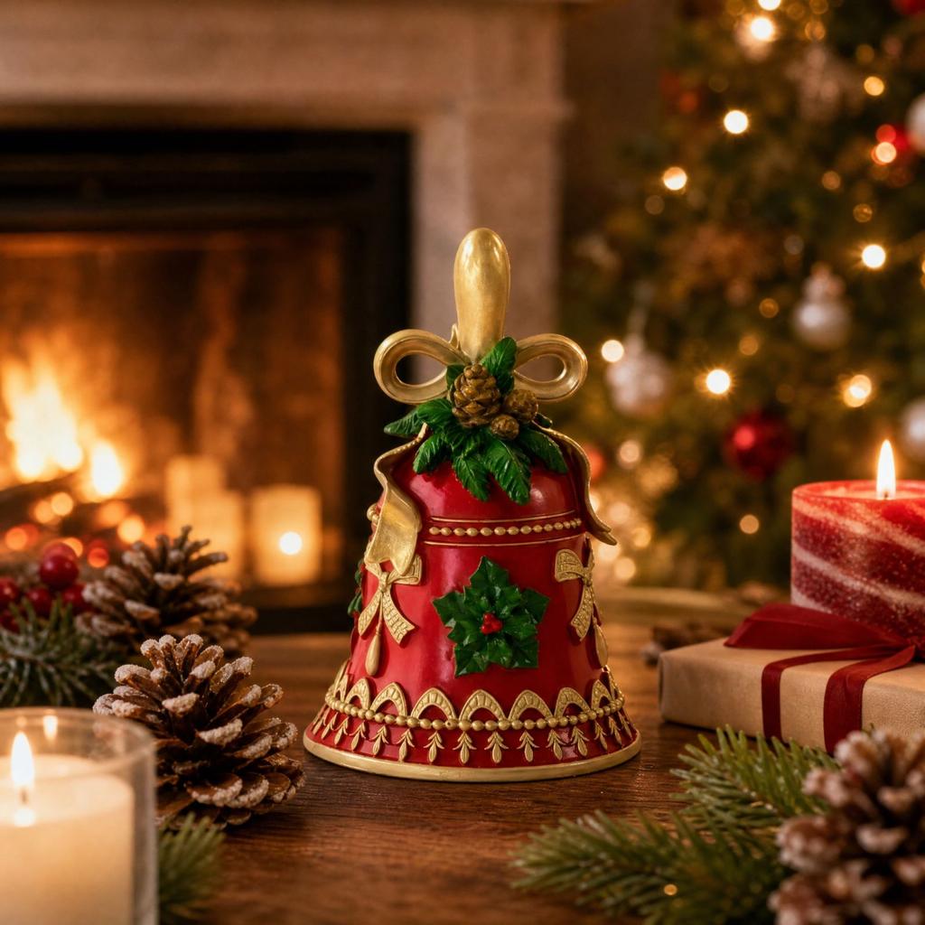 Christmas Resin Ornament, Christmas Tree and Tabletop Decoration,