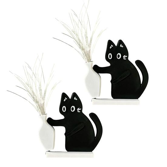 1/2Pcs Cat Whiskers Holder Refrigerator Magnet Cat Hair Miniature Vase Collector Container Pet Memorial Keepsake Decoration
