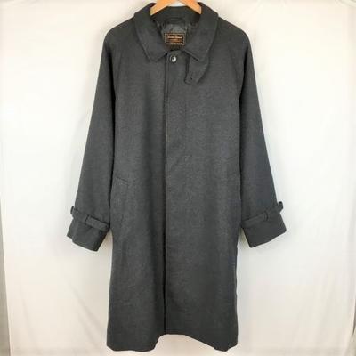 UNITED ARROWS GLR × Chihiro Imai Echter Bekleidungsbalsam Macao-Mantel Dunkelgrau Langgröße L(GEBRAUCHT)