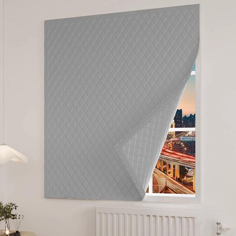 

1pc Light Luxury High-Grade Light-Blocking Multi-Layer Thickened Interlayer Curtain, Suitable for Bedroom & Living Room, Windpro 26inch X 42inch&Velcro