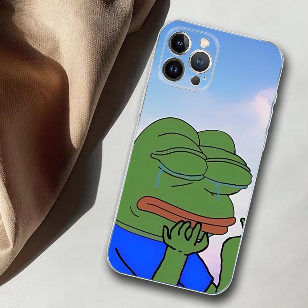 Sad Pepe The Frog  Phone Case For iPhone 14 11 12 13 Mini Pro XS Max Cover 6 7 8 Plus X XR SE 2020 Funda Shell