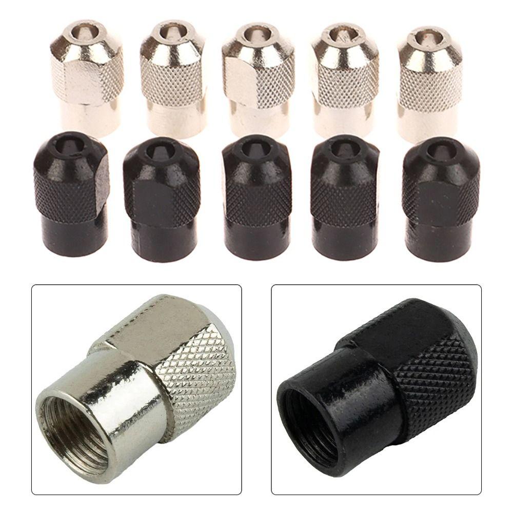 1/5Pcs Diamond Rotary Tools Chuck Nut Silver Black Electric Grinder Accessories Mini Drill Chuck