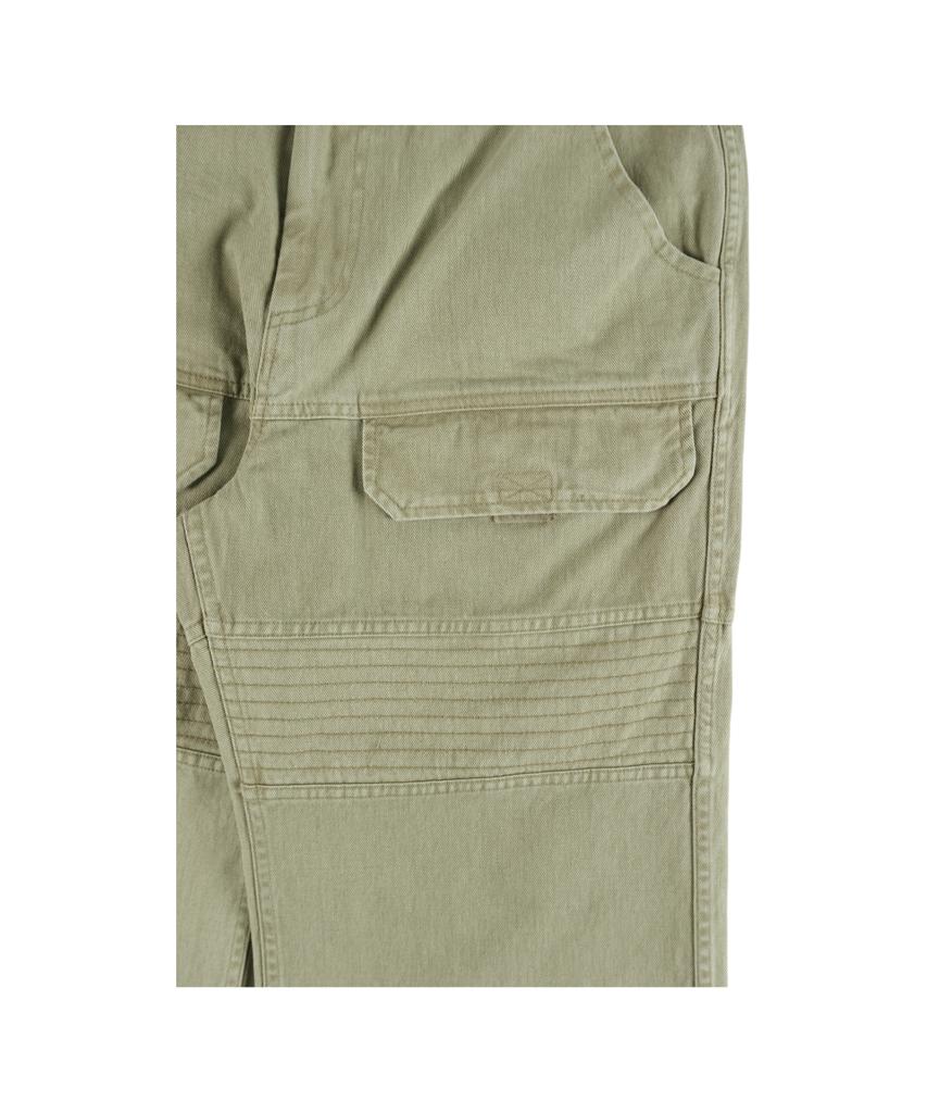 Ialtial Front Pocket Biker Cargo Pants Olive