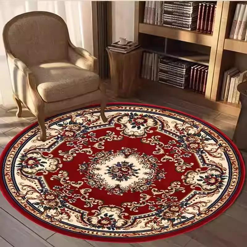 Round Persian Round Mat Round Carpet Bathroom Mat Home Decor Living Room Kitchen Rug Rugs for Bedroom Gift