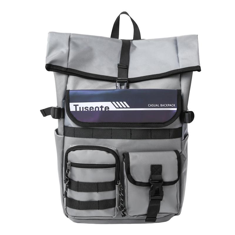 

Badminton Backpack Men s Tennis Storage Bag Large Capacity Multifunctional Sports Bag сірий