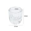 UV 1PC Nail Art Tool Glassware Powder Mixing Crystal Cup Manicure Tools Octagon Cup Glass Cup