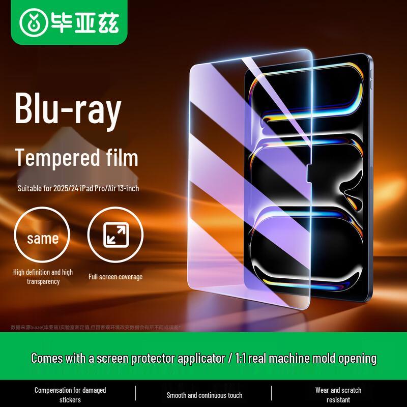 Biaze Tempered Glass Screen Protector for Apple iPad