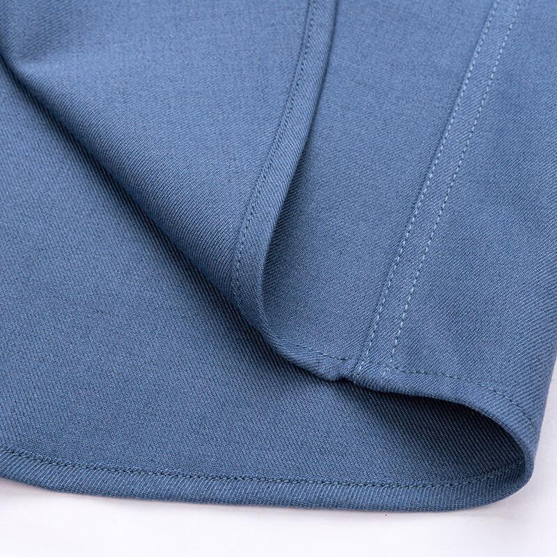 FIRS Men's Washable Merino Wool Long Sleeve Business Casual Shirt