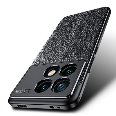 For Poco F6 Pro Case Cover Poco F6 Pro Capas New Shockproof Phone Bumper Back Armor TPU Soft Leather Fundas Xiaomi Poco F6 Pro