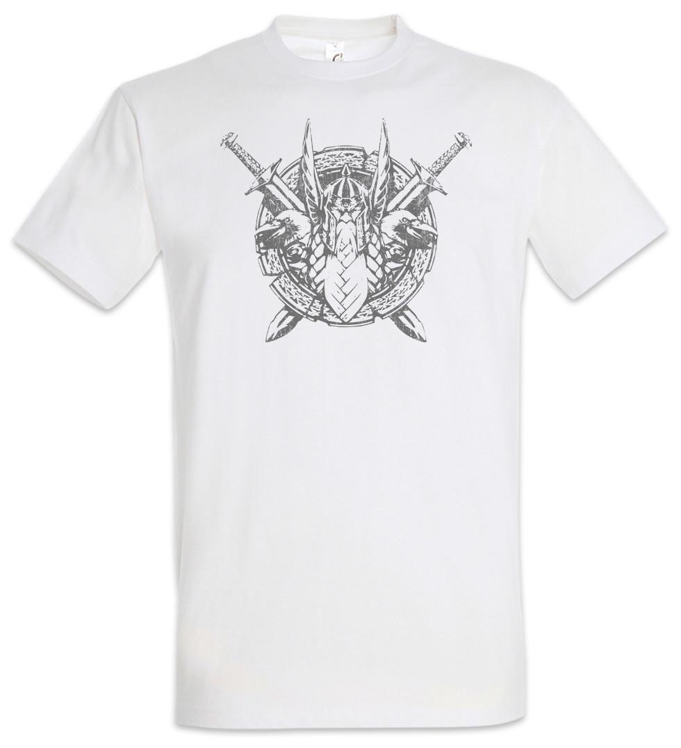 Odhin Ravens I T-Shirt Raven Hugin and Munin & Valhalla Valhall Odin Viking M