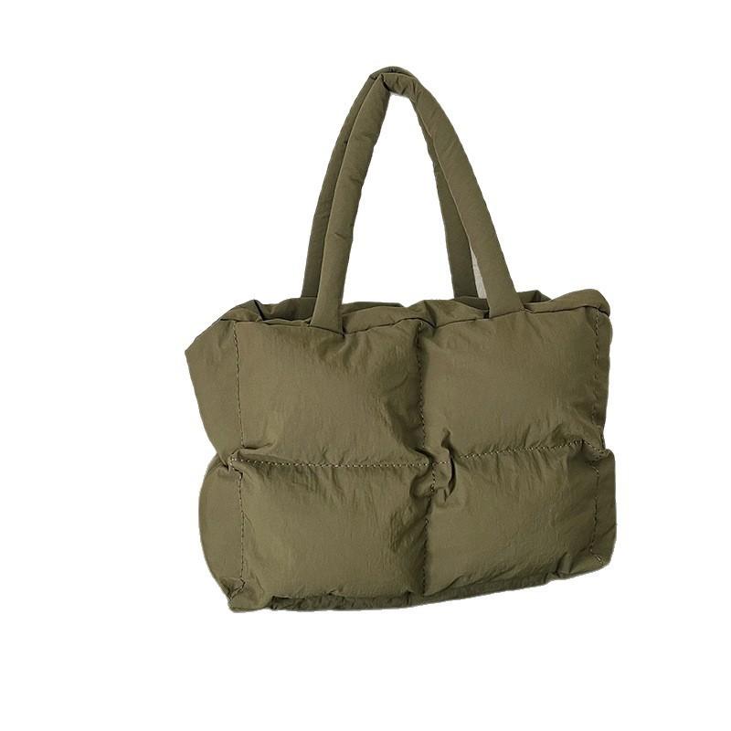 Nylon Large Capacity Tote Bag For Women With Simple Design For Daily Use