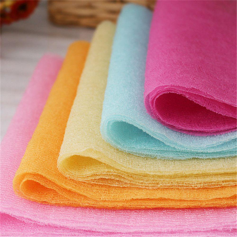 Pcs Random Color Fashion Hot Sale Nylon Washing Towel Body Cleaning Bath Shower Cloth Scrubbing