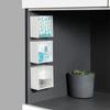 1/2pcs Wall Mounted Storage Boxes Dustproof Bathroom Organizer for Cotton Swabs Makeup Self-Adhesive Small Jewelry Holder Box