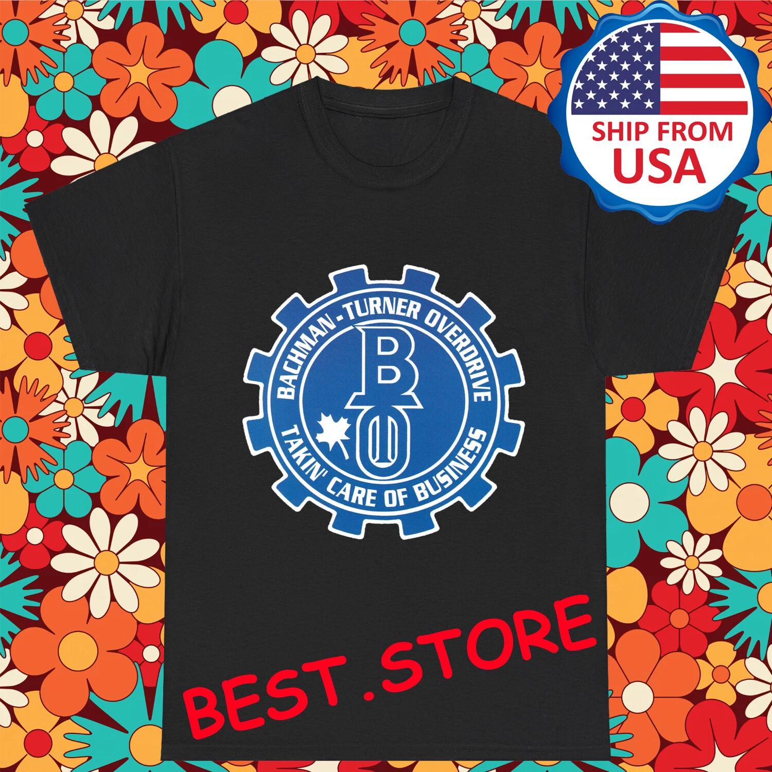 BTO Bachman Turner Overdrive Men s Black Size S-5XL 2XL