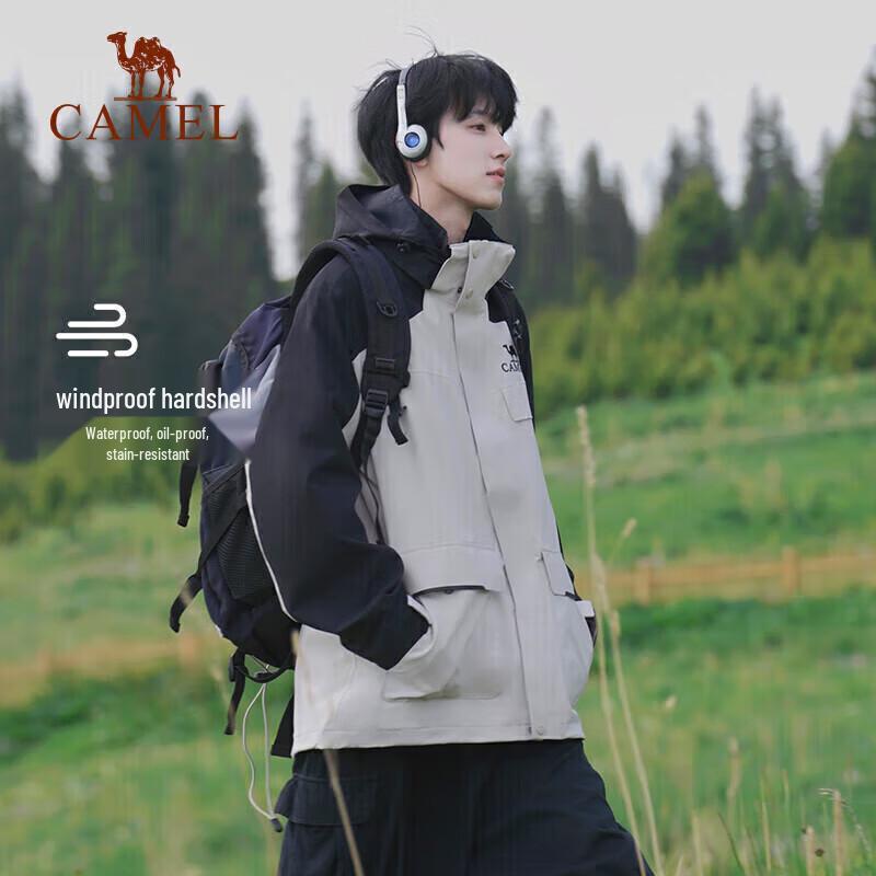 Camel 3-in-1 Outdoor Waterproof Windproof Jacket