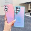 KEYSION Laser Gradient Colorful Phone Case for Samsung Galaxy S24 S25 S26 Ultra 5G S26+ S25 FE TPU+PC Shockproof Back Cover