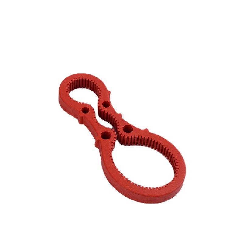 

1 шт. Открывалка для банок для слабых рук 3 в 1 Многофункциональная открывалка для консервов Открывалка для бутылок Набор с нескользящей силиконовой ручкой 1PCS красный