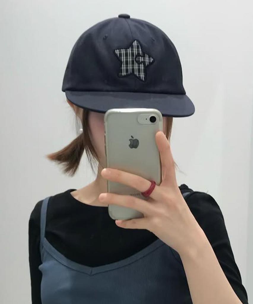 Kiibi Star Symbol Patch Cap Navy
