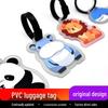 Dolphin Little Koala PVC Luggage Tag - Soft Rubber Airplane Travel Anti-loss Label