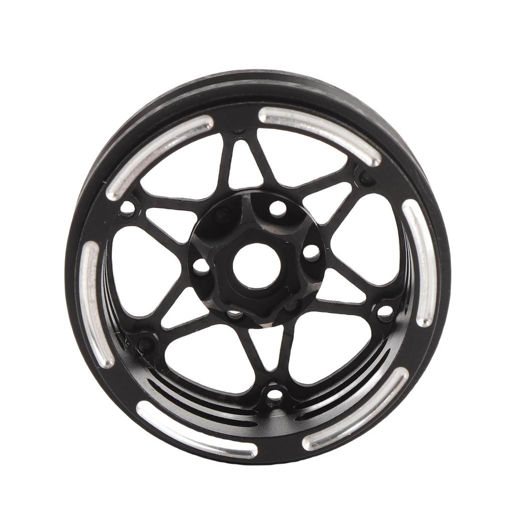 RC CNC Aluminum Alloy Bumper Bracket Set for 1/18 Car Front and Rear Bumper Mount Black