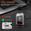V3 Powerful EDC LED Keychain Flashlight 1000LM Mini Portable Work Light Type-C Rechargeable Torch Camping Fishing Pocket Lantern
