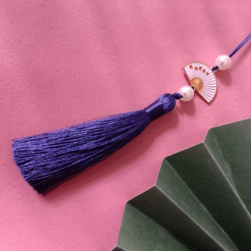 Lucky Bookmark Tassels DIY Crafts Phone Pendant Chain Clothing Pendant Tassel Car Keyring  Earrings