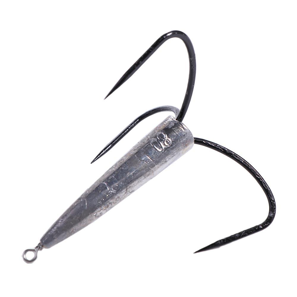 Super Sharp Three Hook Round Bend Treble Huge Fishhooks Huge Treble Hooks  Saltwater