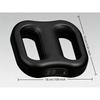 1 Set Muscle Relief And Relaxation Portable Vibration Dual Ring Fascia Massager With Belt Fat Loss Body Slimming