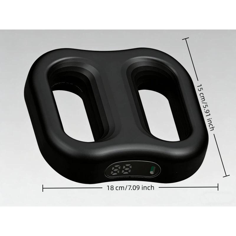 1 Set Muscle Relief And Relaxation Portable Vibration Dual Ring Fascia Massager With Belt Fat Loss Body Slimming