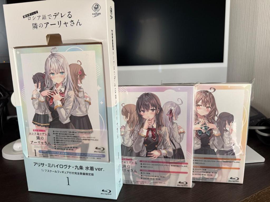 [USED] Arya-san, the girl next door who sometimes whispers in Russian, scale figure Blu-ray