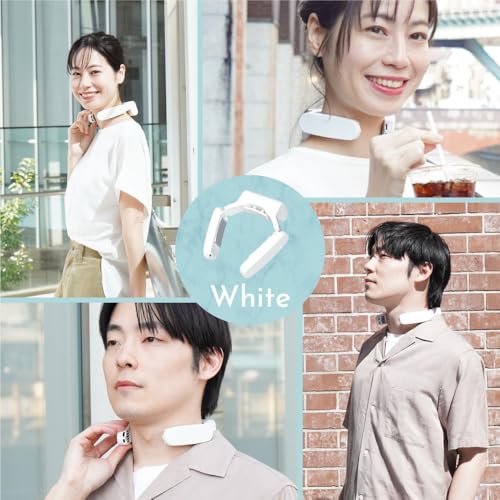 THANKO Neck Cooler Pocket TKNC25SWH White - Cooling Plate, Peltier, Lightweight, Quiet, Foldable, Compact, Heat Relief