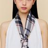 Daks Brown Check Scarf Dcsc6e590w2