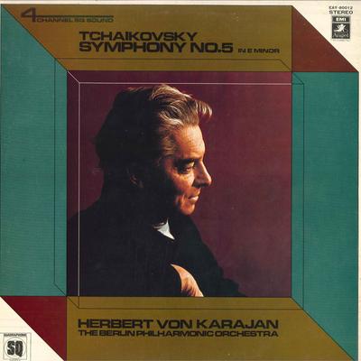 LP Record HERBERT VON KARAJANBERLIN PHILHARM  TchaikovskySymphony No5 EAY80012 ANGEL 1971 Japan Classical Used