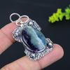 Natürlicher Kemmererit Edelstein Handgefertigter 925 Sterling Silber Anhänger 2,09" l0t59