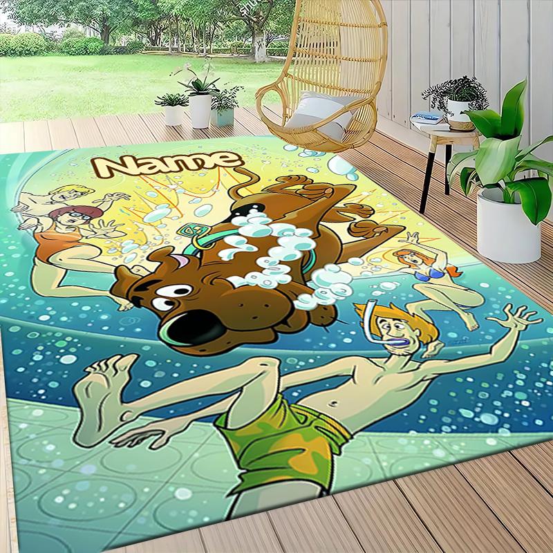 Custom Name Ghostly Urban Legends Carpet Rug Customizable Soft Washable Anti-Slip Home Living Room Sofa Mats Personalized Rug. 0909129