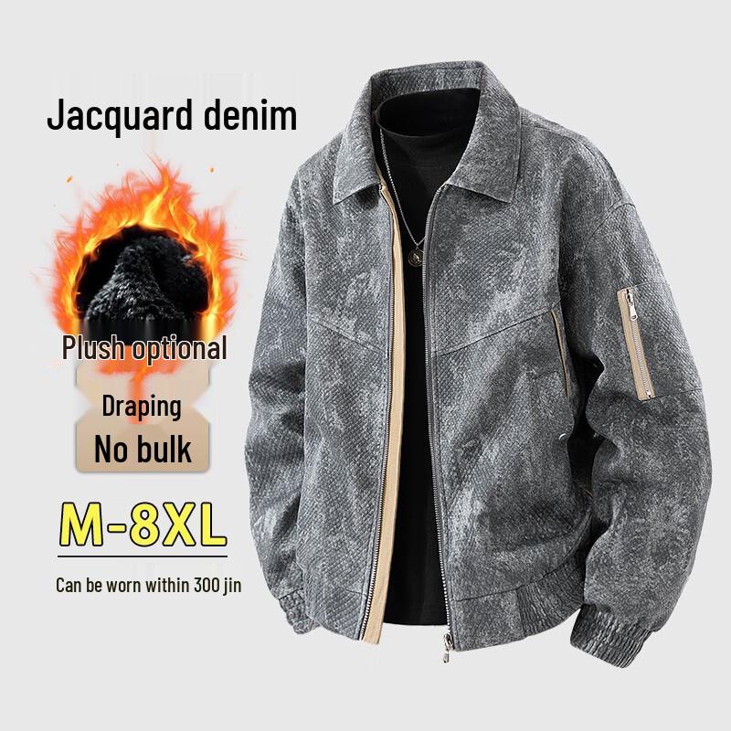 Men's Casual Loose Fit Denim Jacket