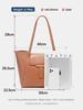 Zency Genuine Leather Women's Large Shoulder Bag for A4