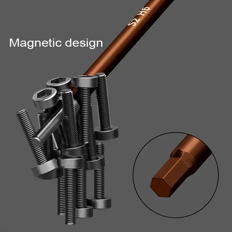 7PCS Set H2.5/4mm Allen Key Set Wrench Torque Hexagon Star Fixed Wrenches Bicycle Complete Kit Spanner Set Workshop Hand Tool