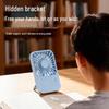 Portable USB Rechargeable Pocket Fan: Silent, Long Battery Life, Lightweight for Students & Parties