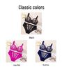 European & American Plus Size Mesh Lingerie Set: Anti-Sagging, Large Cup for Women