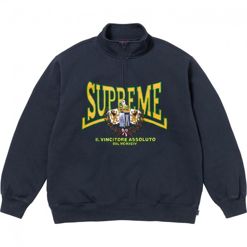 Classic Sup Polly Collab Print Fleece Crewneck Sweatshirt Men