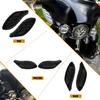 Carénage Supérieur Pare-brise Aile Latérale Déflecteurs d'Air Adaptés pour Harley Touring Electra Glide Street Glide Trike 1996–2013 Noir