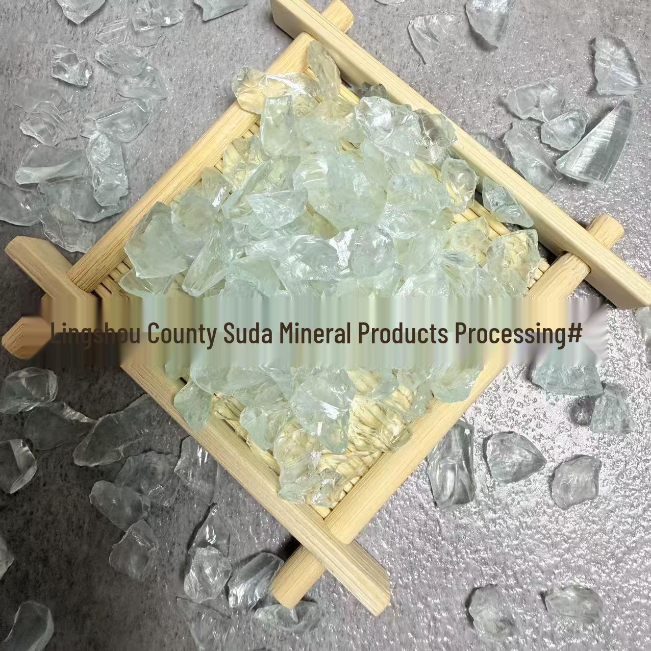 

Colored Irregular Glass Sand for Aquariums & Decor - Abrasive for Sandblasting & Rust Removal