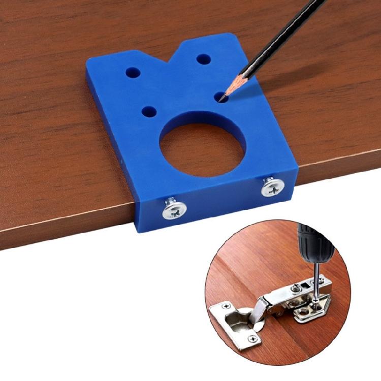 Hinges and Lock Hole Locators Set 35mm Boring Jigs with Ø35mm Drill Guide