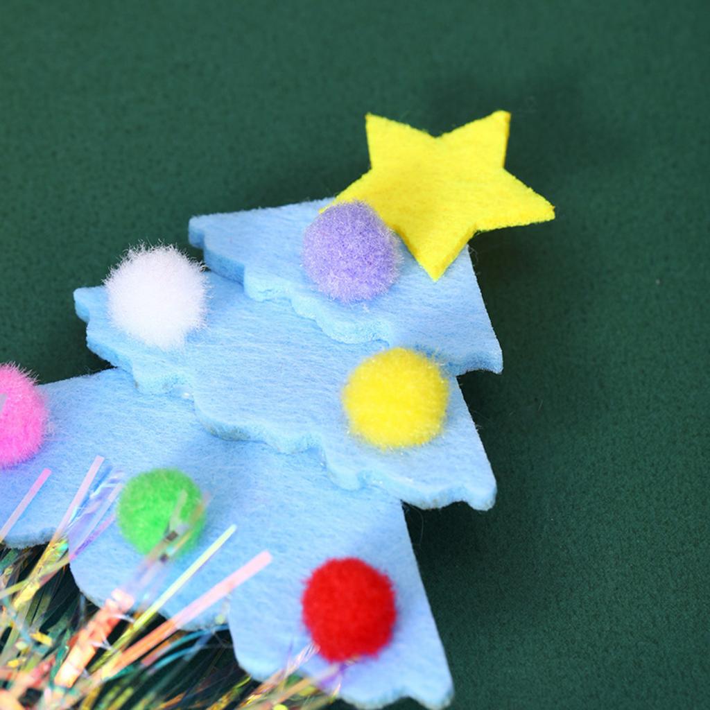 Versatile Christmas Tree Headband Fabric Christmas Celebration Headpieces Styling Accessory for School Event and Parties