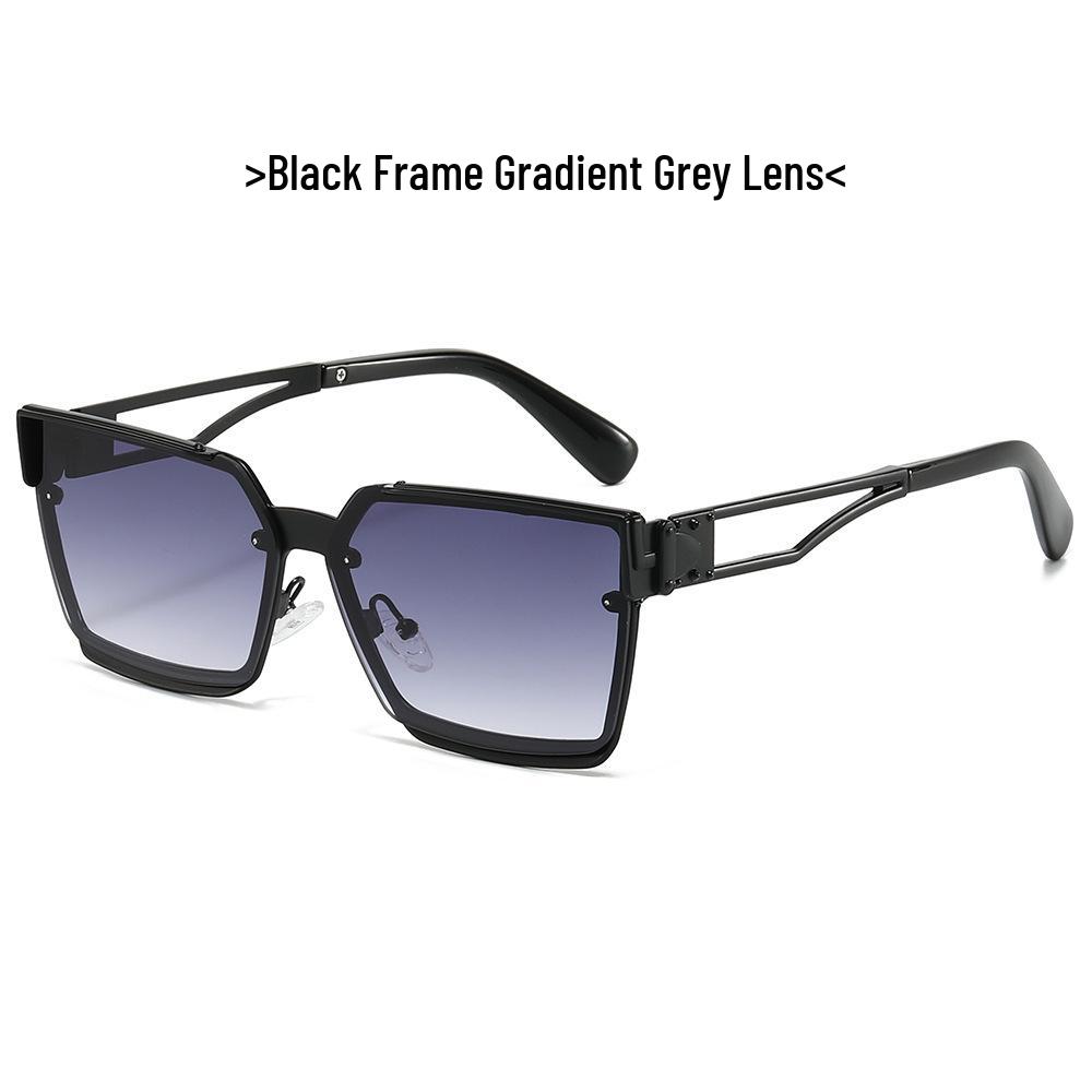 High-End Square Frame Sunglasses with UV Protection for Men and Women – Stylish and Versatile
