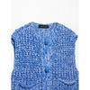 Kaslead New Women Clothes Western Style Versitile Fashion Thick Needle Knit Vest 5802011 400