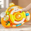 Electric Simulate Driving Car Toy Multi Functional Copilot Steering Wheel Toy  Baby
