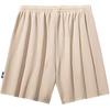 Anta Sealion Look Lifestyle Series Casual Simple Letter Lace Loose Sports Shorts Women Shorts Cheese-Khaki 962528301-5